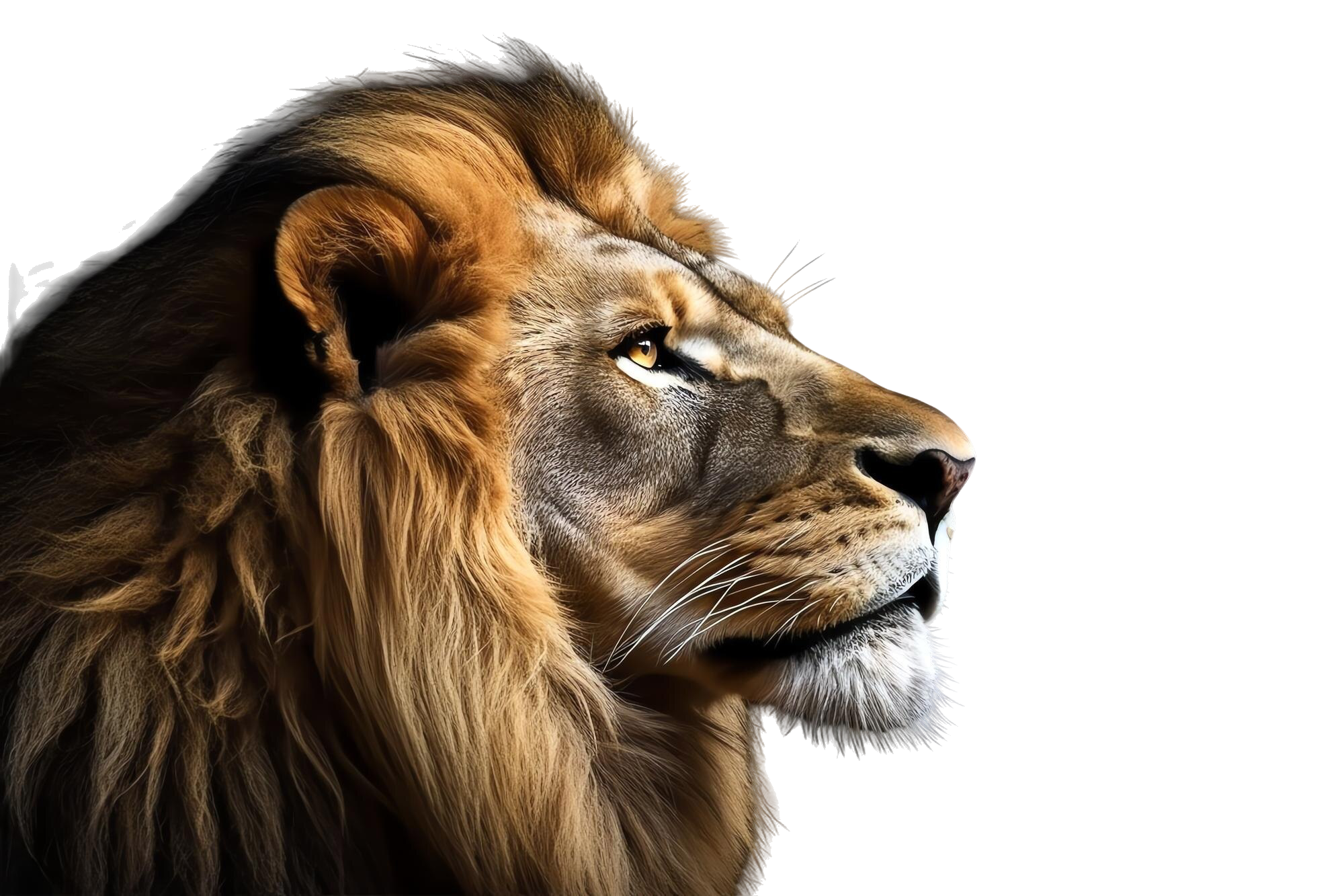 Majestic lion